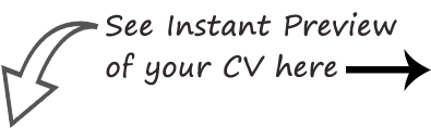See Instant Preview of your mobile CV and General CV here