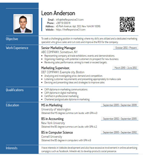 make a resume from linkedin